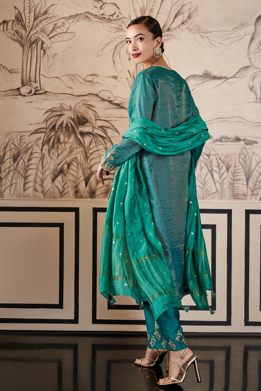 Jasnaaz Suit Set -Green, Green, image 3